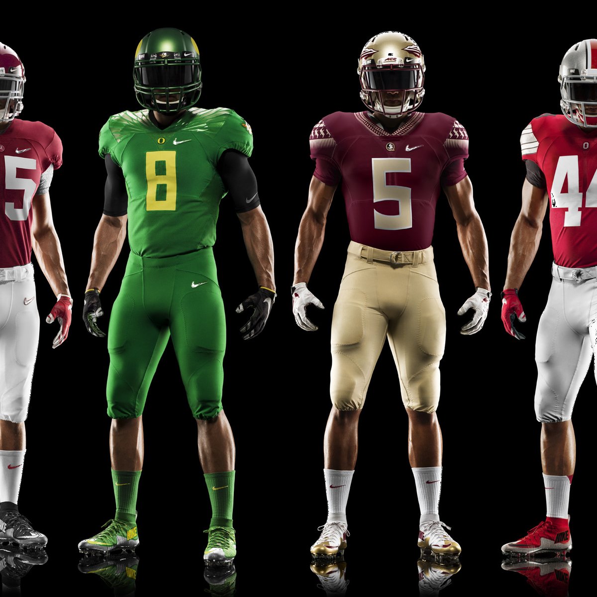 Even the swoosh gets an upgrade Nike unveils College Football Playoff uniforms Photos Portland Business Journal