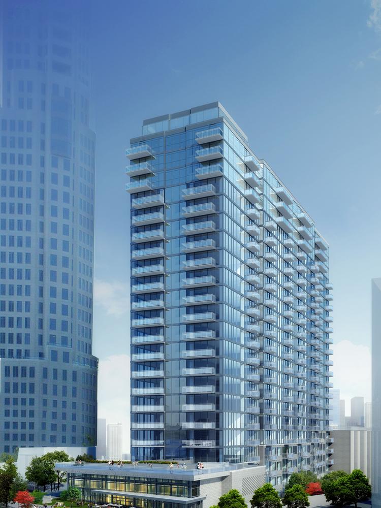 Time lapse video Watch the Cyan on Peachtree highrise get built