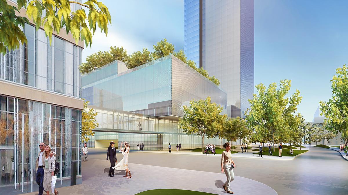 KARE 11 discusses TV studio in 80story Nicollet Mall tower proposal Minneapolis / St. Paul