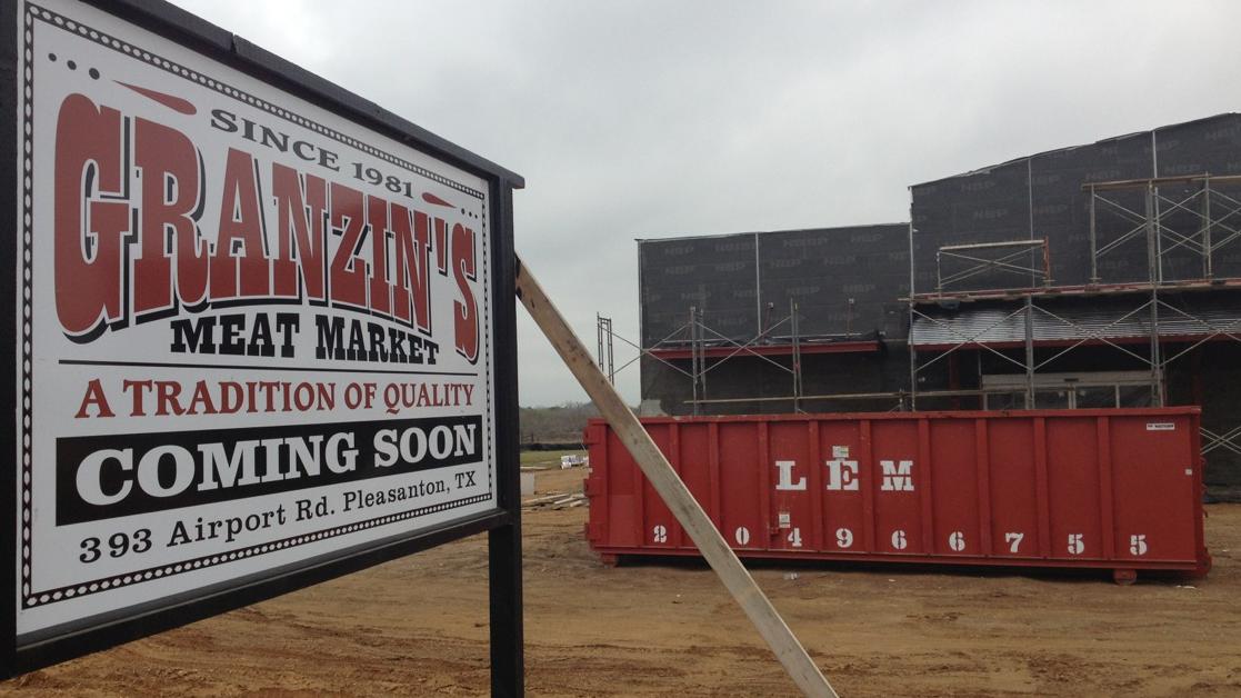 Granzin's adding new meat market in Pleasanton, Texas San Antonio