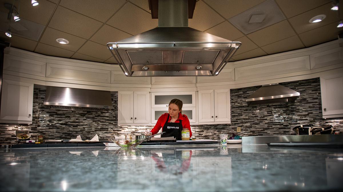 Triangle kitchen and bath expo showcases Whirlpool, JennAir, Viking and Wolf. Triangle