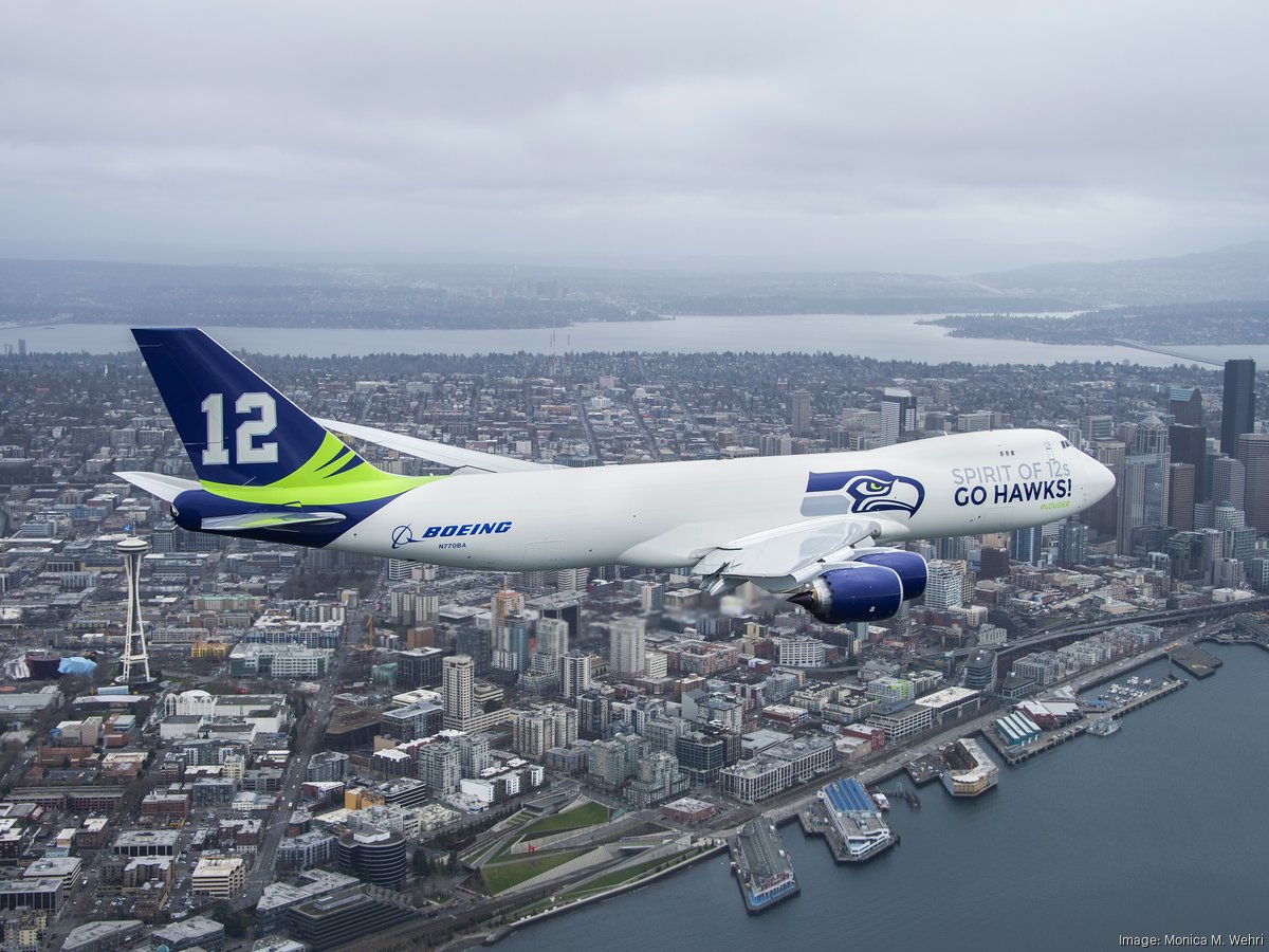 Boeing's Seattle Seahawks-themed 747 is back for an encore