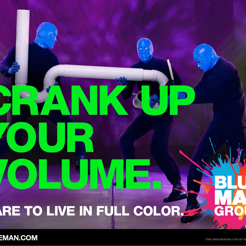 Official Blue Man Group Website  Learn About Our Shows & Offers