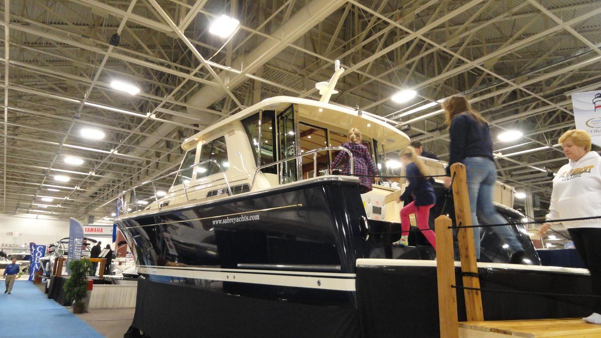 Inside a 1 million yacht at the Milwaukee Boat Show Slideshow