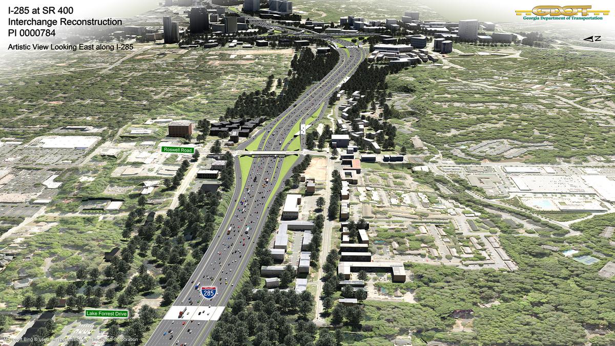 Georgia 400/I-285 improvements detailed (SLIDESHOW & VIDEO) - Atlanta Business Chronicle