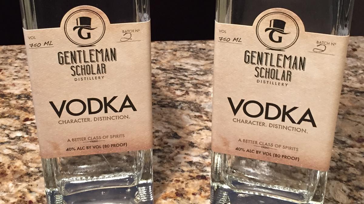 Gentleman Scholar Distillery releases first vodka; plans gin and