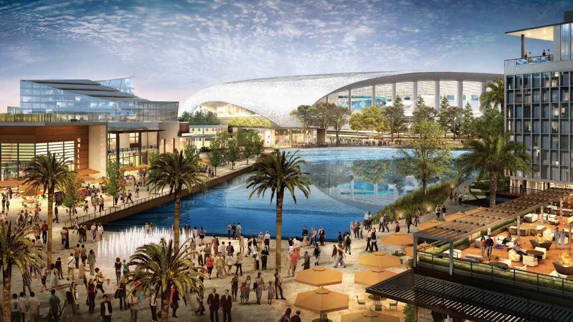 Turner and AECOM will build the Los Angeles Rams' new multi