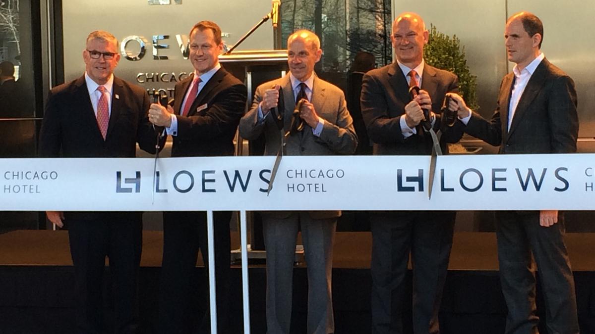 Loews Chicago Hotel opens on a cold Monday morning Chicago Business