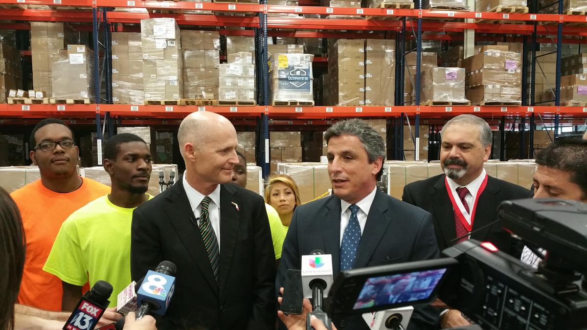 Florida Gov Rick Scott Thanks Tampa E Commerce Company Jagged