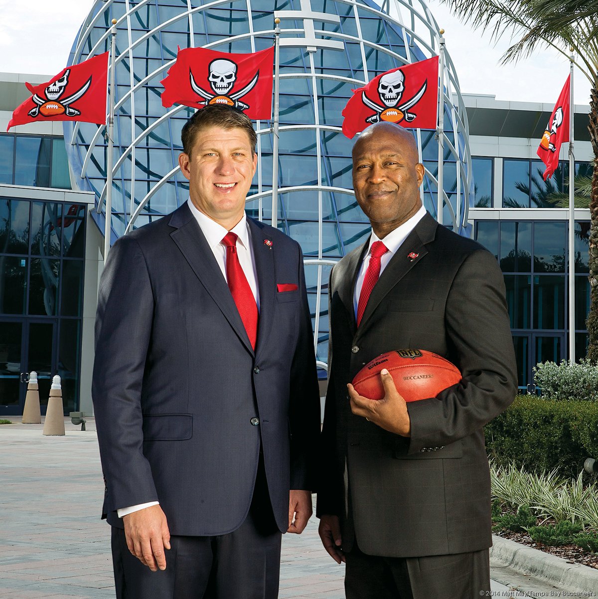 Tampa Bay Buccaneers General Manager Jason Licht and Head Coach