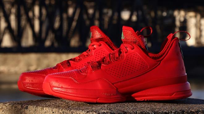 damian lillard red shoes