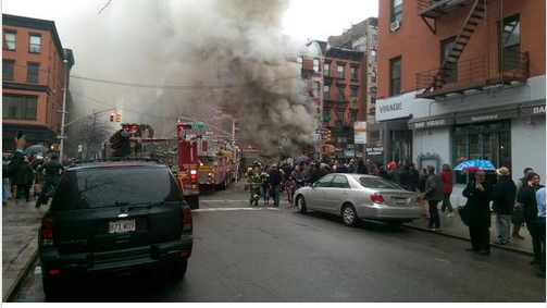 Huge explosion in East Village destroys two tenement buildings - New ...