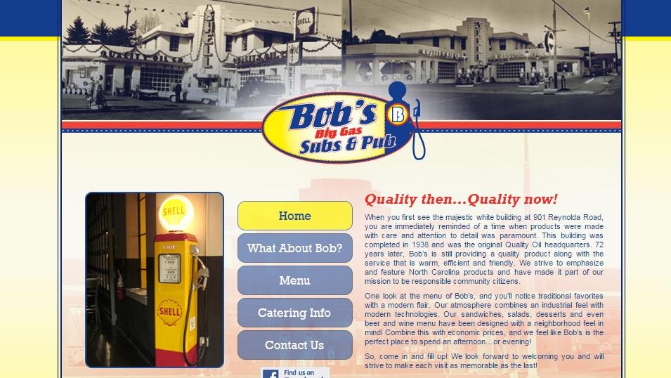 Bob’s Big Gas Subs & Pub, a restaurant in WinstonSalem, is closing