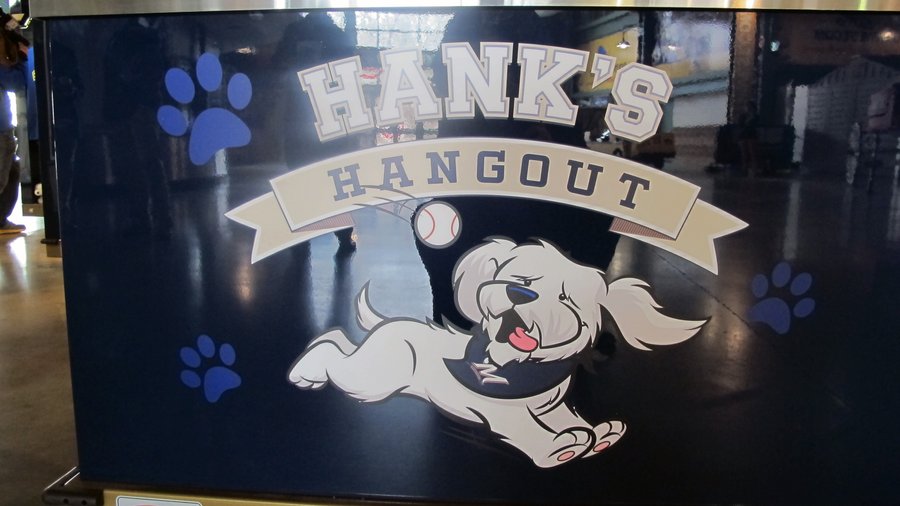 Hank the dog gets Miller Park merchandise kiosk, Mother's Day game