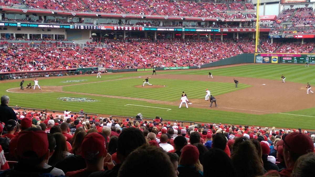 Cincinnati Reds' Great American Ballpark was designed to segment