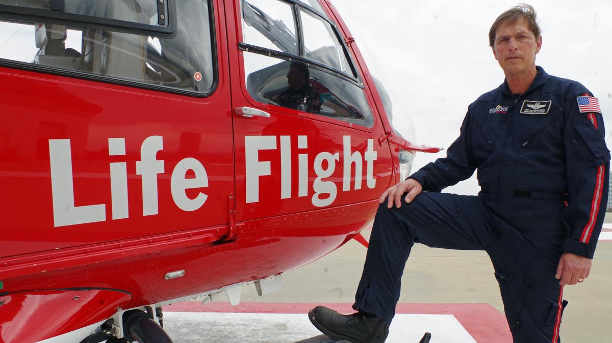 Eric von Wenckstern, director for Life Flight at Memorial