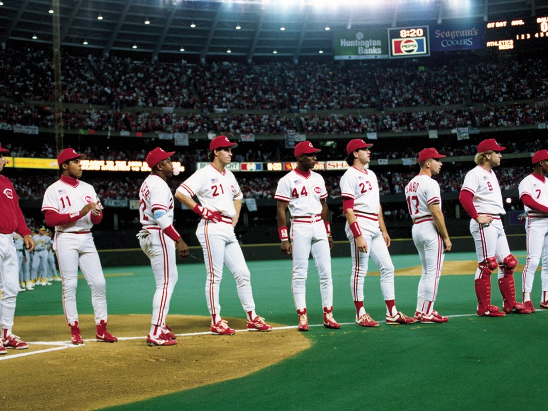 Reds 1990 throwback uniform 