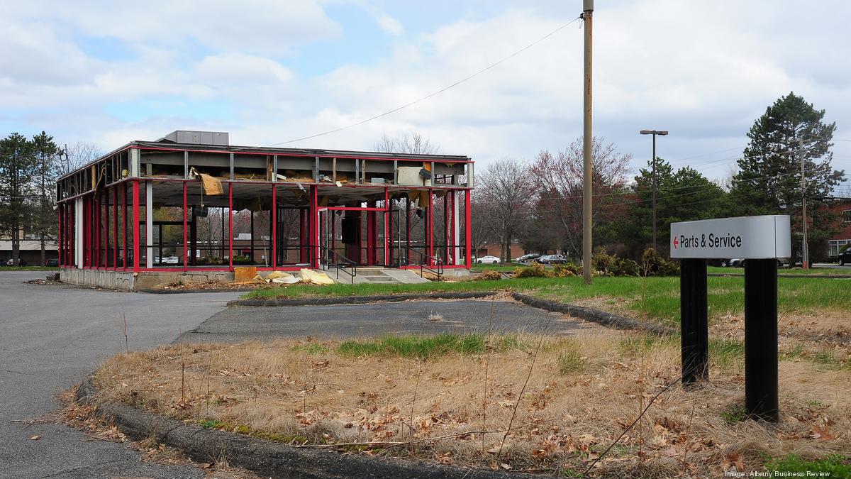 The old Lazare Lincoln auto dealership on Wolf Road in Colonie is