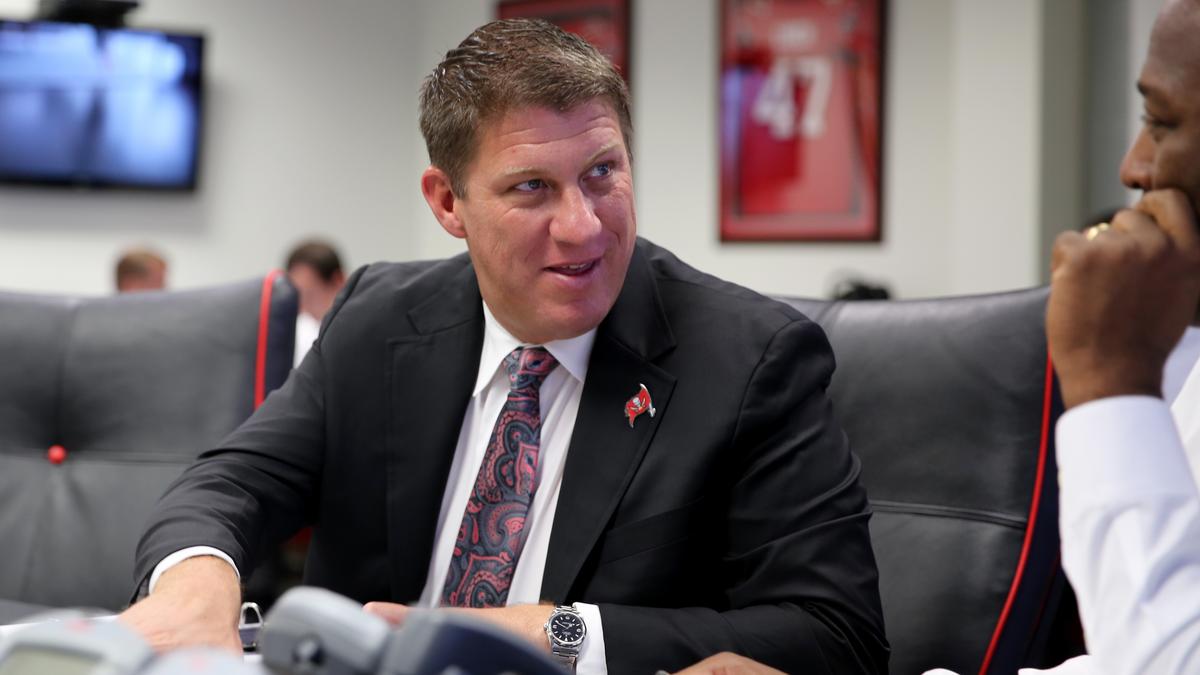 Tampa Bay Buccaneers General Manager Jason Licht and Head Coach