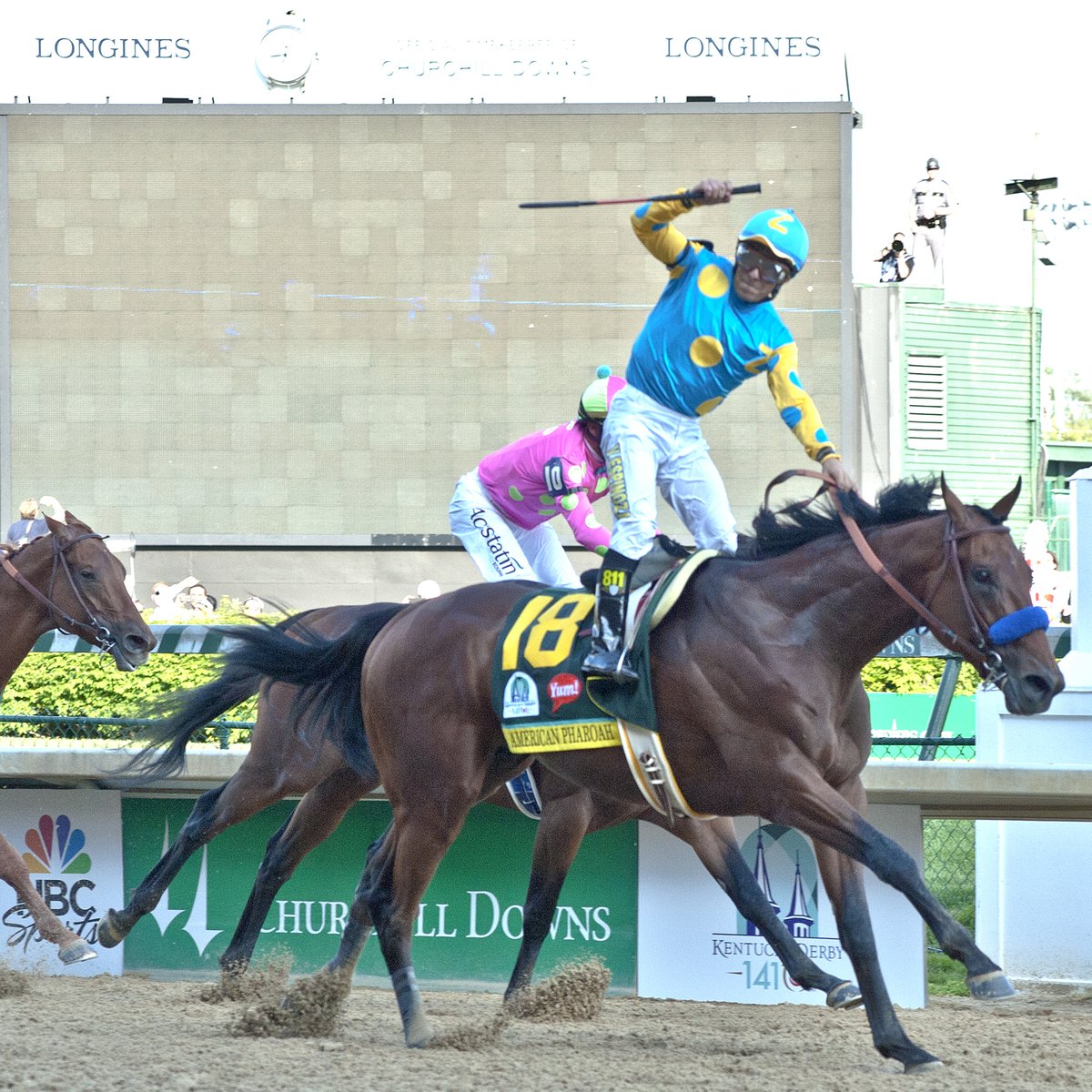 Kentucky Derby and Preakness Stakes winner American Pharoah s true