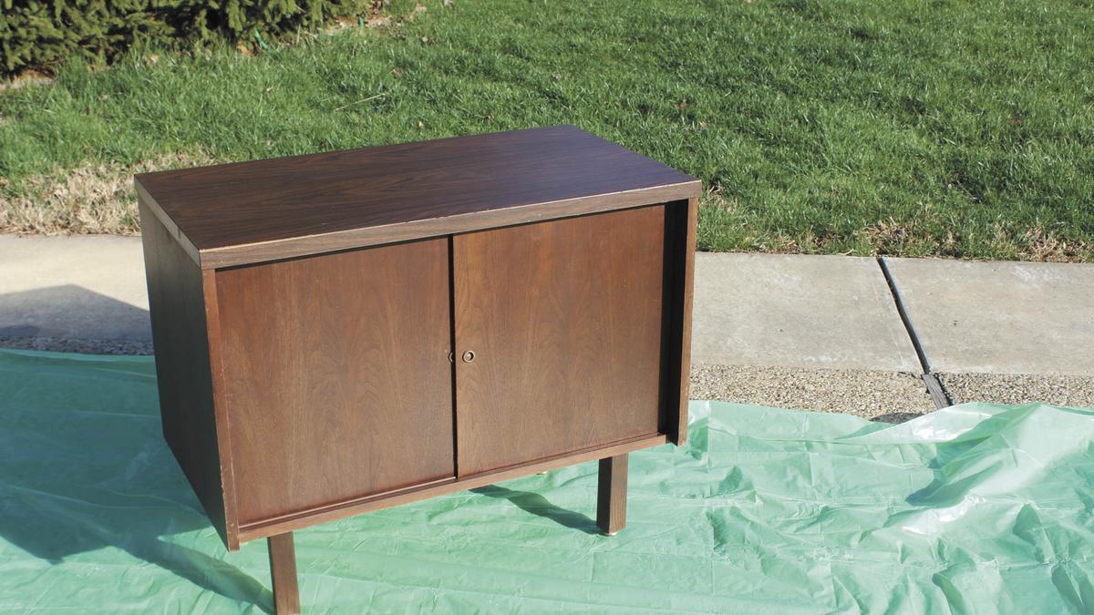 At Home DIY Office furniture castoff entryway focus piece