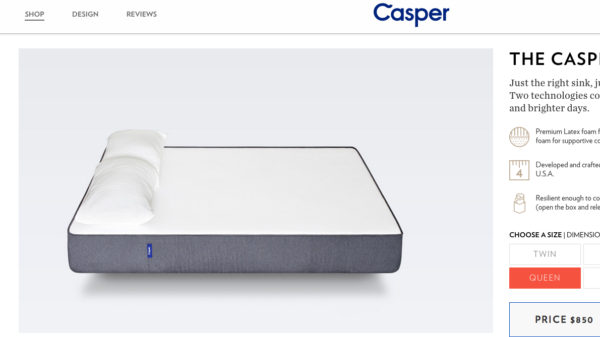 Mattress startup Casper plans D.C. showroom Washington Business Journal