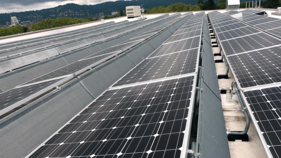 Radiator building rooftop solar