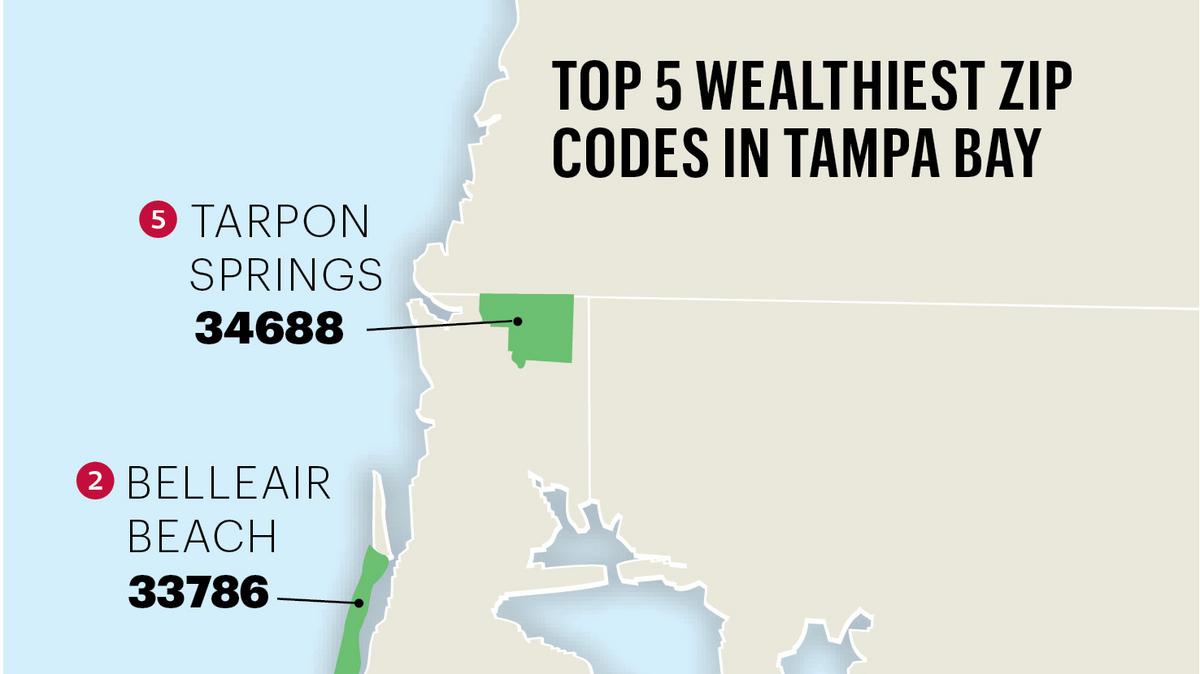 Top of the List Pinellas County boasts Bay area's wealthiest ZIP codes