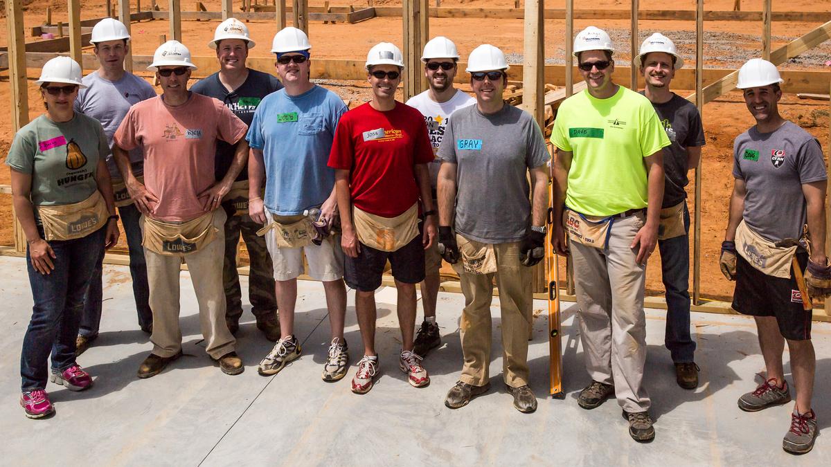 TBJ's 40 Under 40 winners team up for Habitat for Humanity build