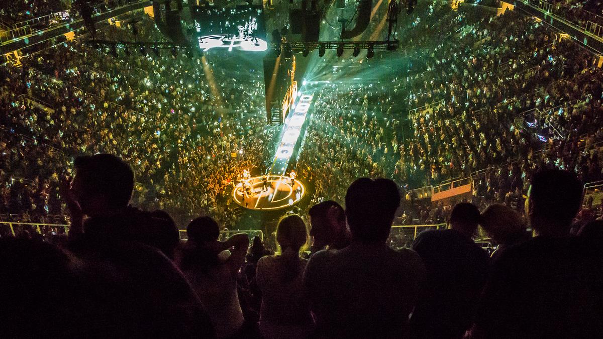 A view of U2's San Jose concerts, illuminated by data technology
