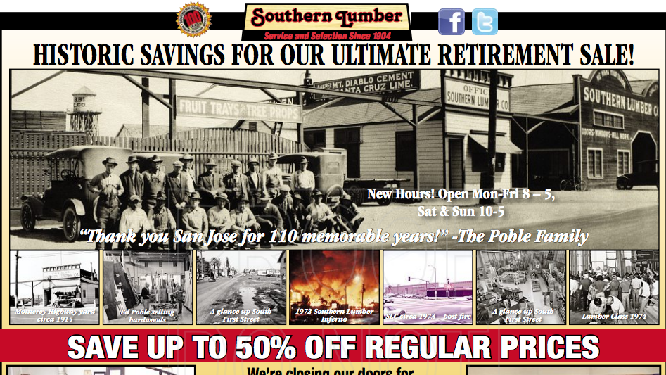 Southern Lumber Co. will close after selling to Imwalle Properties