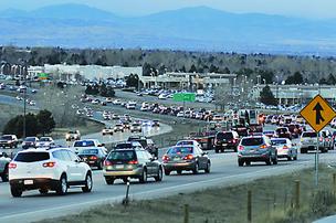 Denver Traffic cars