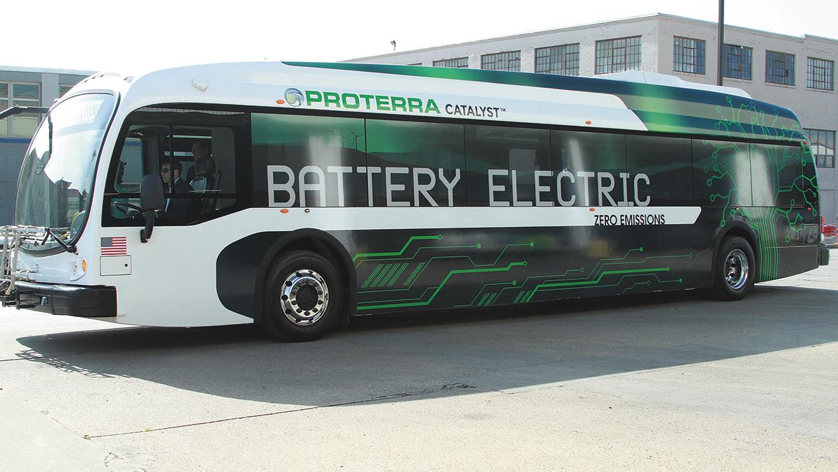 Metro takes allelectric bus for test drive up Ravine Street