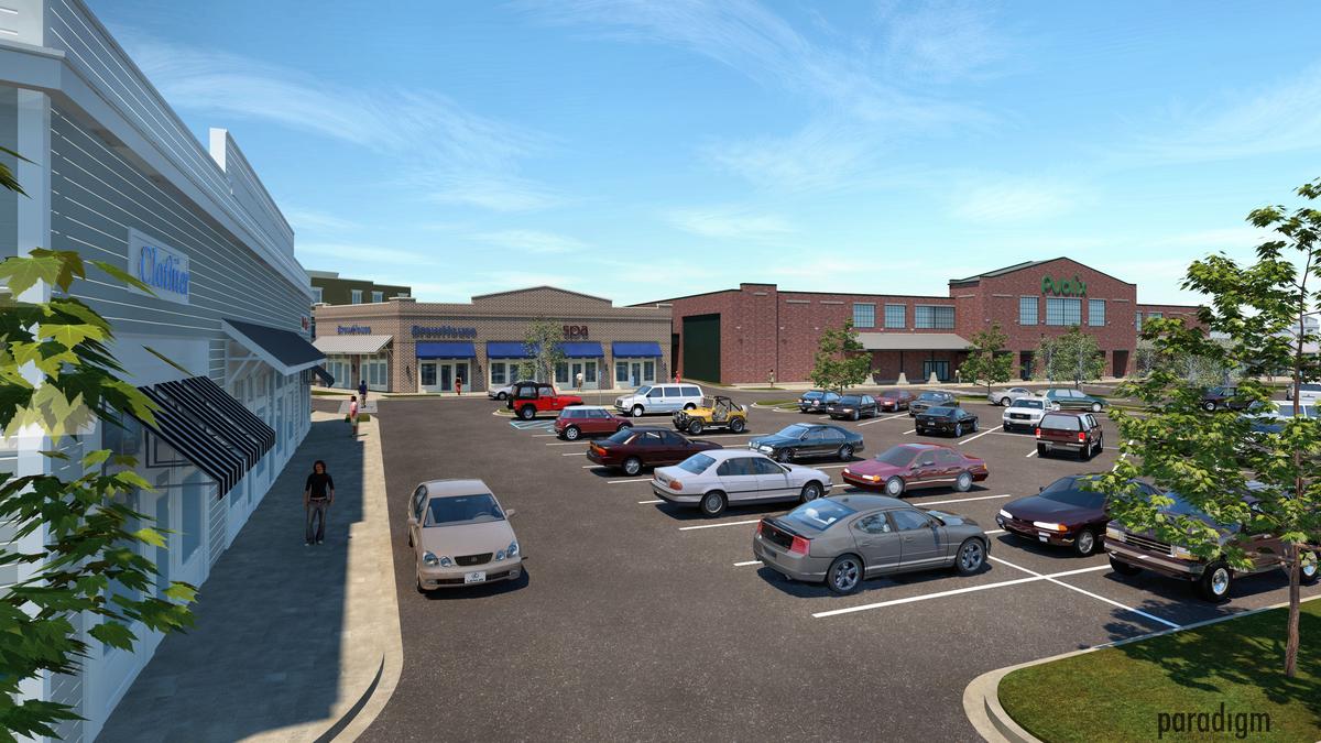 Hampton Inn, offices, heading to Franklin's Berry Farms Nashville