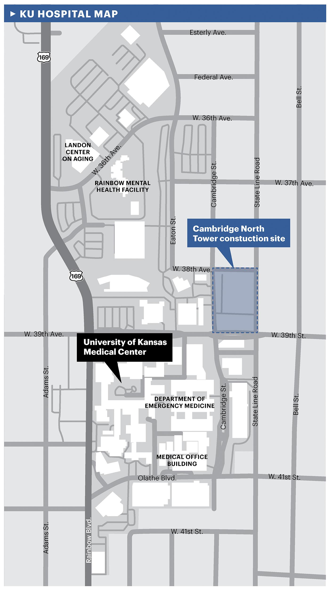 KU Hospital tower construction driven by need for beds Kansas City