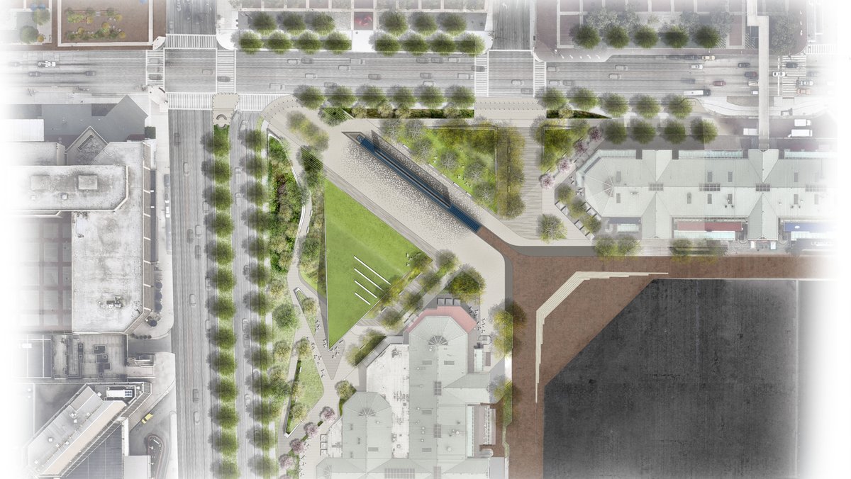 Here's the most detailed look yet at the plan for McKeldin Plaza