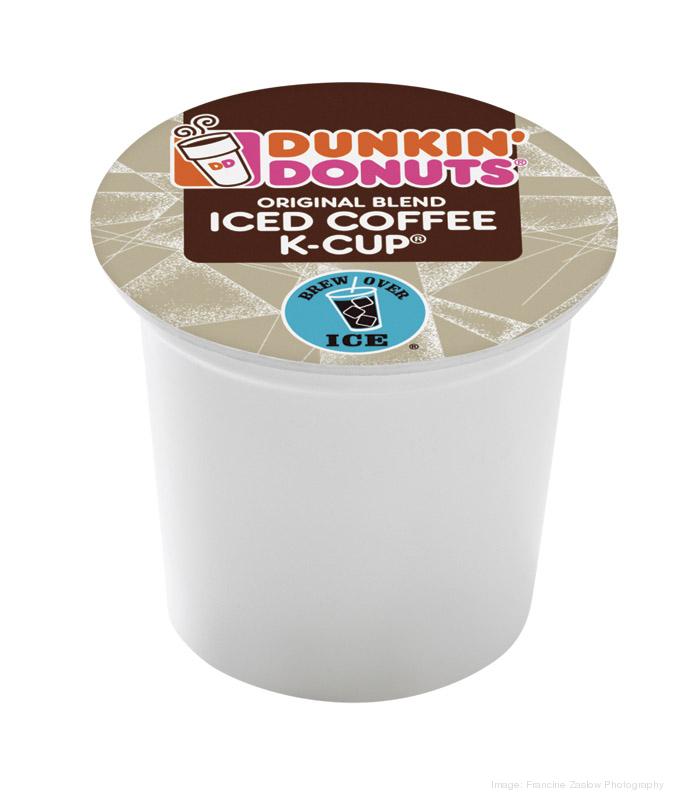 Dunkin Donuts Now Has An Iced Coffee K Cup Boston Business Journal Dunkin Donuts Now Has An Iced Coffee K