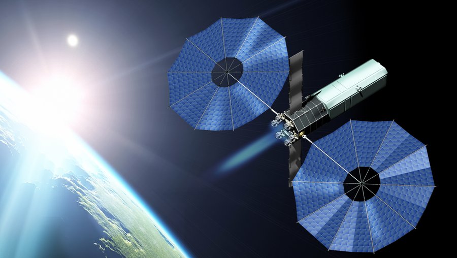 aerojet solar electric propulsion spacecraft