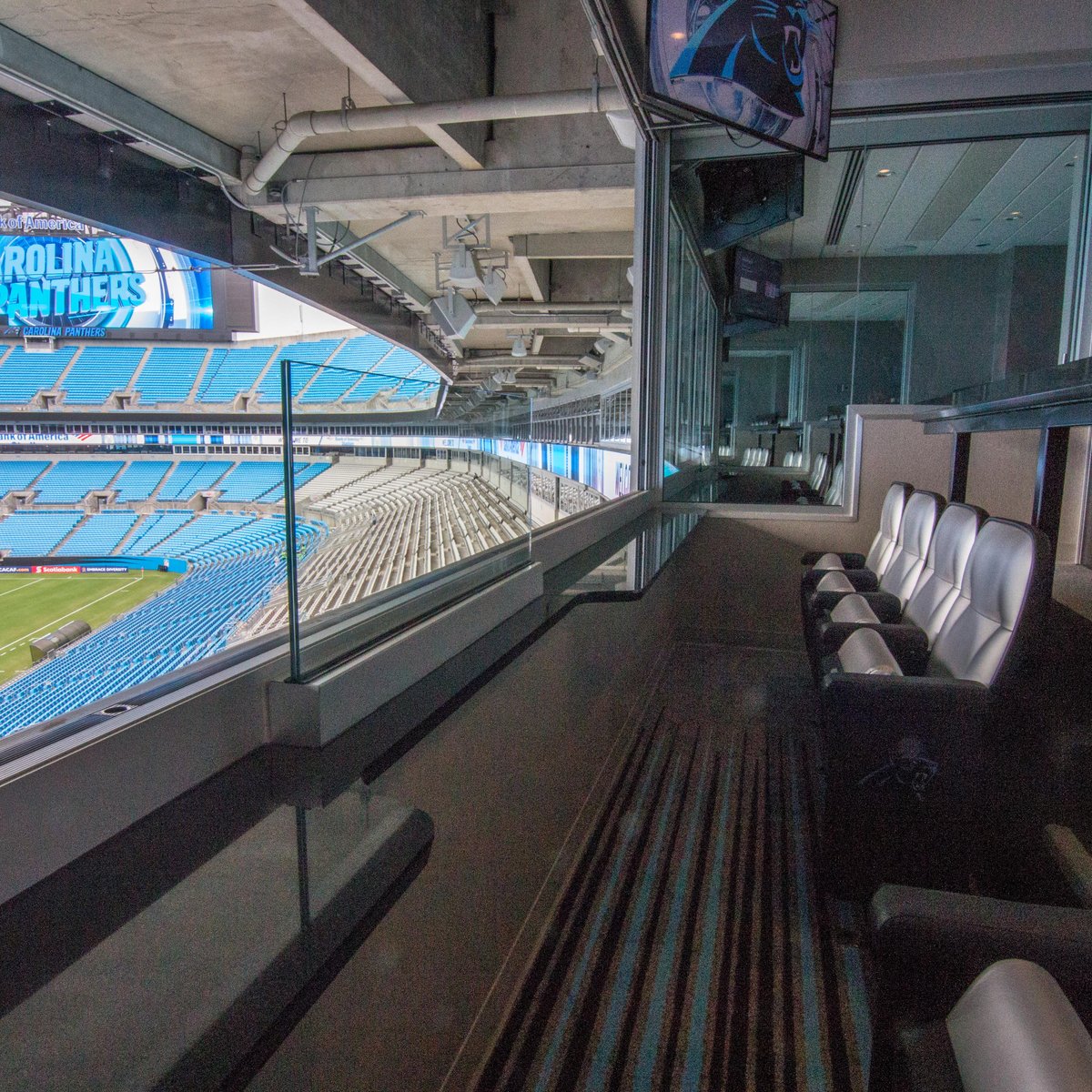 Carolina Panthers unveil newly renovated luxury suites at Bank of