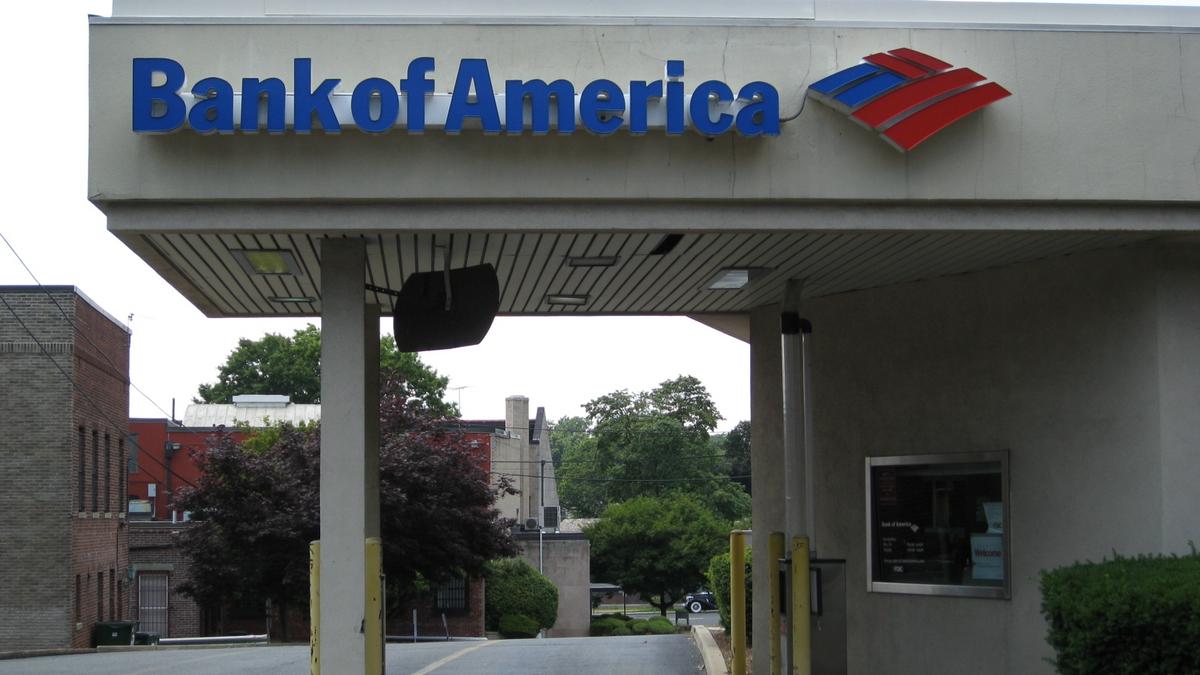 bank of america drive thru locations