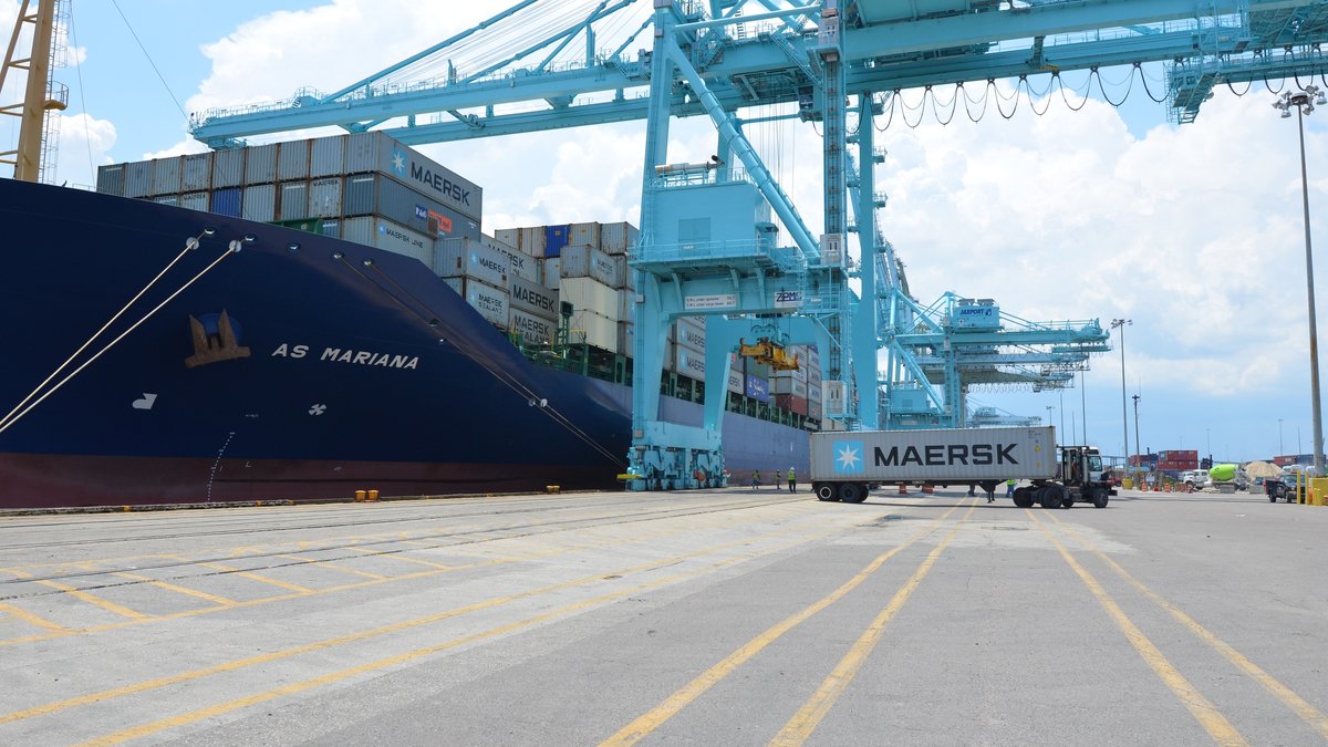 Maersk Lines has started calling on Jacksonville's Blount Island