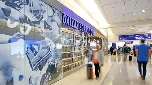 DALLAS COWBOYS PRO SHOP - DFW International Airport, Dallas, Texas