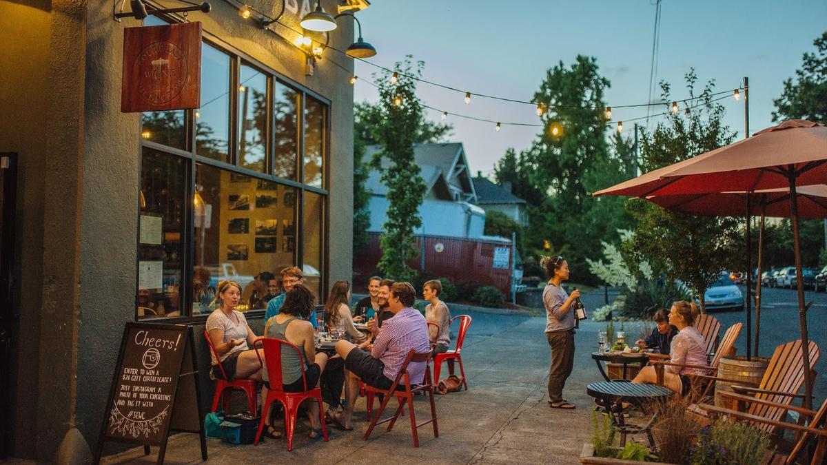 Urban winery uncorks its wine bar's largest expansion to date