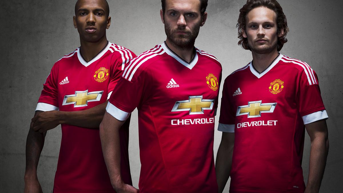 Adidas unveils uniforms for recordbreaking Manchester United deal