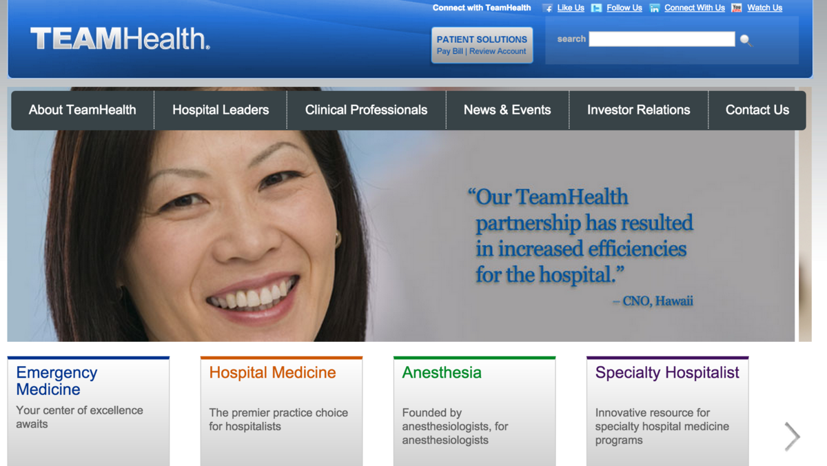 TeamHealth to buy IPC Healthcare for 1.4 billion L.A. Business First