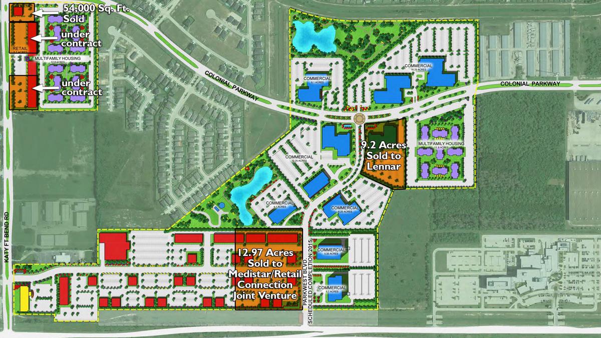 Medistar sells land in Katy business park to Lennar Multifamily Communities Houston Business