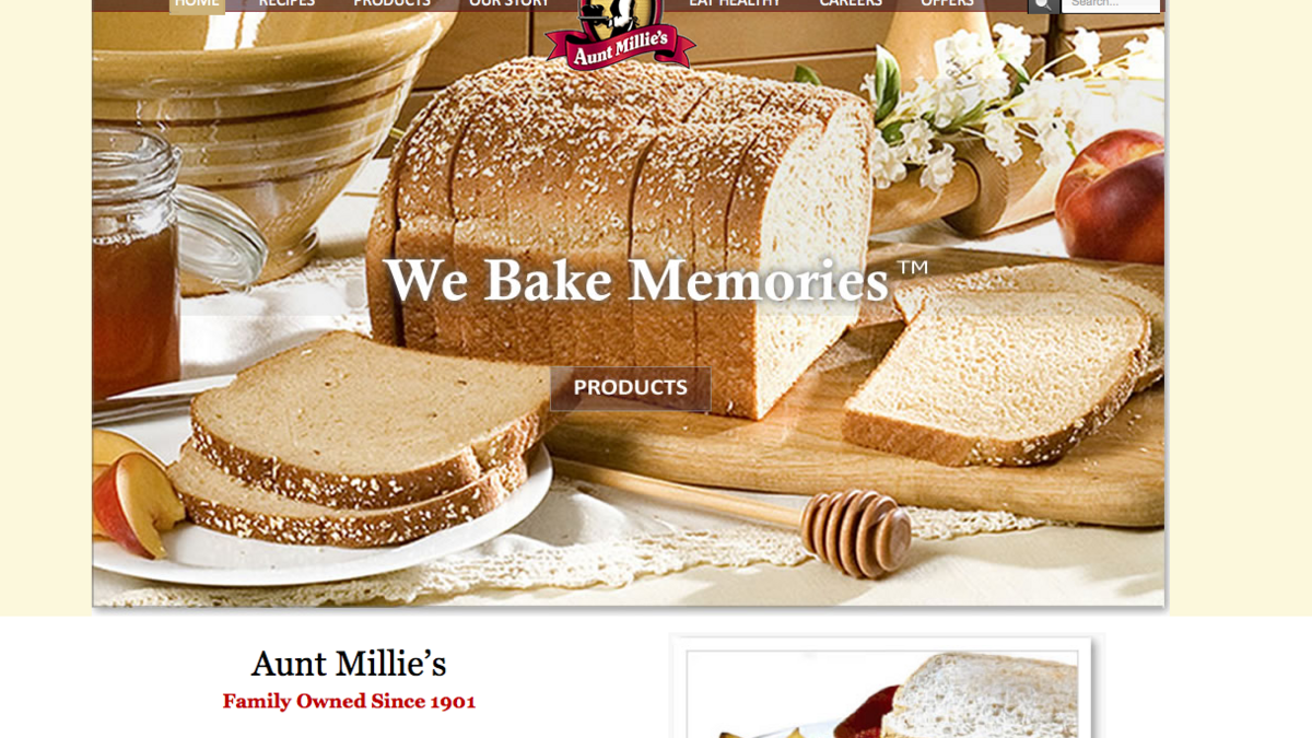 Perfection Bakeries Inc. — known by consumers as Aunt Millie’s Bakery