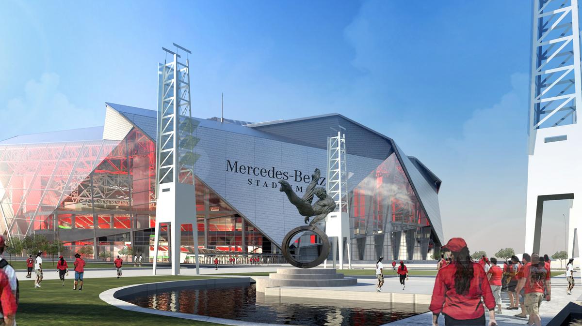 Atlanta Falcons - Mercedes-Benz Stadium Exterior LIMITED