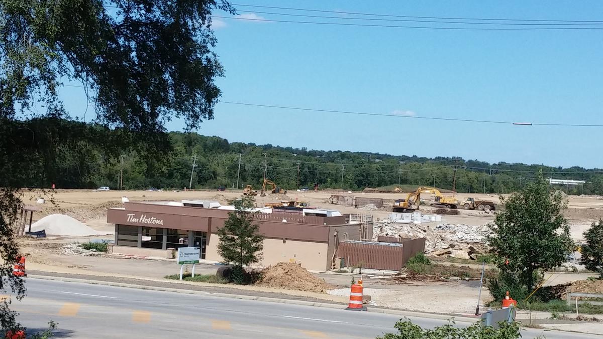 Crawford Hoying prepares for demolition of Tim Horton's restaurant at