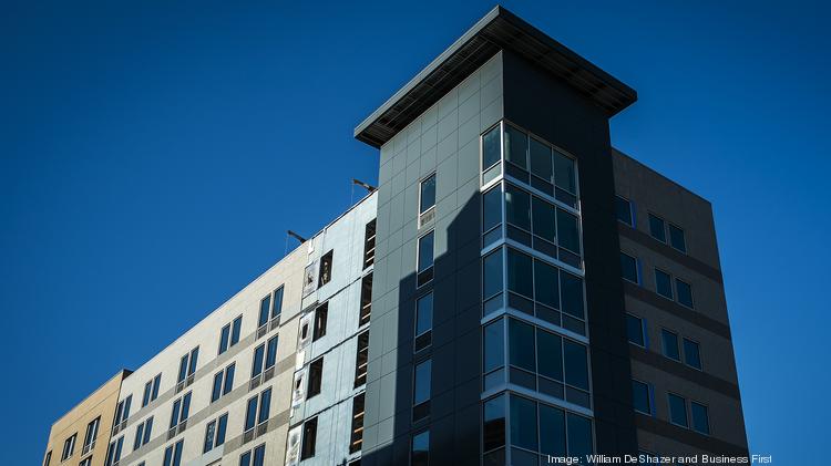 The Aloft hotel at the corner of Main Street and First Street in downtown Louisville is on track to open Nov. 1.